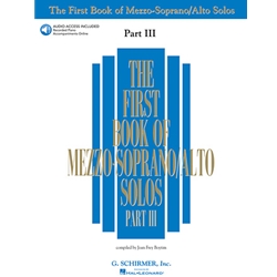 First Book of Mezzo-Soprano/Alto Solos, Part 3 (Book with Audio)