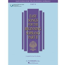 Easy Songs for the Beginning Soprano, Part 2 - Book with Audio Access