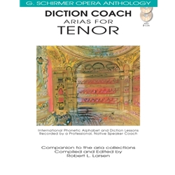 Arias for Tenor: Diction Coach