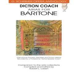 Diction Coach: Arias for Baritone (Bk/CD)