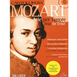 Mozart Arias for Tenor - Book and CD