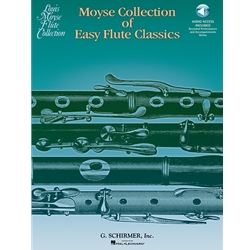 Moyse Collection of Easy Flute Classics - Flute and Piano with Audio Access