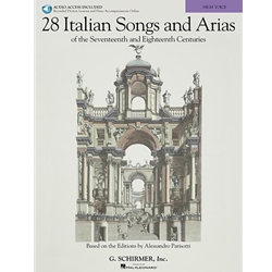 28 Italian Songs and Arias of the 17th and 18th Centuries - High Voice (with Audio)