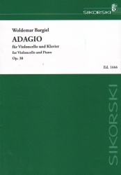 Adagio, Op. 38 - Cello and Piano