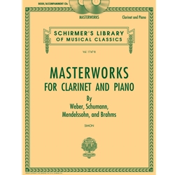 Masterworks for Clarinet and Piano - Book with Online Audio Access