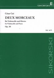 Deux Morceaux, Op. 36 - Cello and Piano
