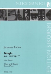 Adagio from Op. 77 - Oboe and Piano