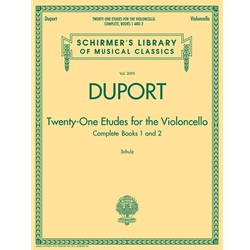 21 Etudes: Complete Books 1 and 2 - Cello