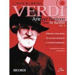 Arias for Baritone, Volume 2 - Book/CD (Cantolopera)