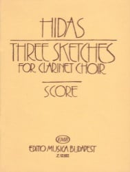 3 Sketches (Full Score) - Clarinet Choir