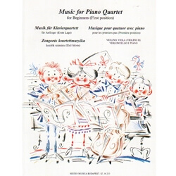 Music for Piano Quartet for Beginners - Violin, Viola, Cello and Piano