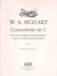 Concertone in C - Violin Duet and Piano