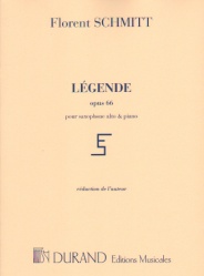Legende, Op. 66 - Alto Sax and Piano