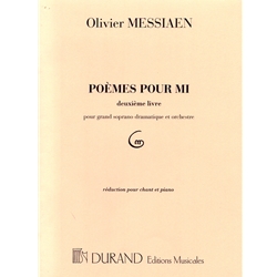 Poemes Pour Mi, Volume 2 - Voice and Piano Reduction
