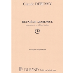 Arabesque No. 2 - Clarinet and Piano