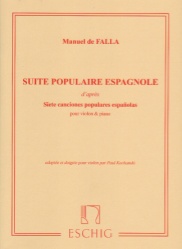 Suite Populaire Espagnole - Violin and Piano