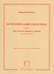 Suite Populaire Espagnole - Violin and Piano