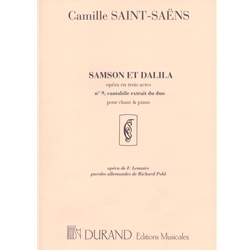 Mon coeur s'ouvre, No. 9 from Samson et Dalila (Fr/Ger) - Voice and Piano