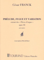 Prelude, Fugue and Variation, Op. 18 - Piano