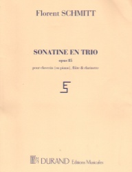 Sonatine en Trio, Op. 85 - Flute, Clarinet in A, and Piano