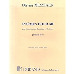 Poemes Pour Mi, Volume 1 – Voice and Piano Reduction