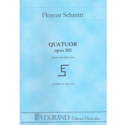 Quartet, Op. 102 - Sax Quartet SATB (Score)