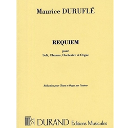 Requiem - Vocal/Choral Score with Organ Reduction