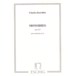 Monodies Op. 216 - Clarinet in A Unaccompanied