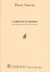 Lamento et Rondo - Alto Sax and Piano