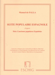 Suite Populaire Espagnole - Cello and Piano
