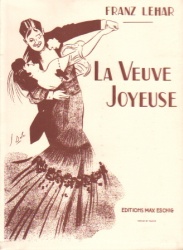 La Veuve Joyeuse "The Merry Widow" - Vocal Score (French)