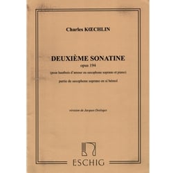 Sonatina No. 2, Op. 194 - Soprano Sax Part
