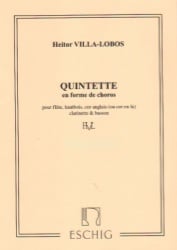 Quintet en forme de choros - Woodwind Quintet (Score)