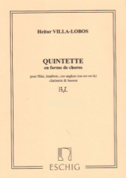 Quintet en forme de choros - Woodwind Quintet (Score)