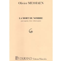 La Mort Du Nombre - Soprano Voice, Tenor Voice, Violin, and Piano