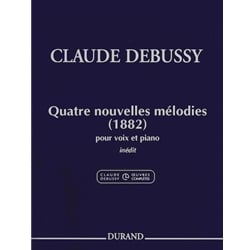 Quatre Nouvelles Melodies 1882 - High Voice and Piano