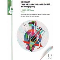 Tres Piezas Latinoamericas - Classical Guitar