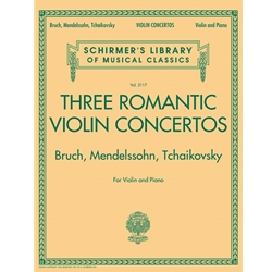 3 Romantic Violin Concertos - Violin and Piano