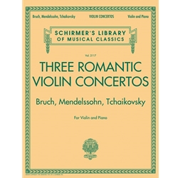 3 Romantic Violin Concertos - Violin and Piano