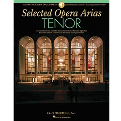Selected Opera Arias (Bk/Audio Access) - Tenor