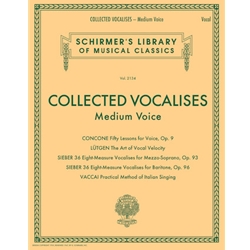 Collected Vocalises - Medium Voice
