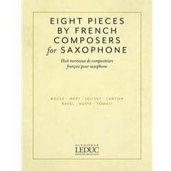 8 Pieces by French Composers - Alto Sax and Piano (and Unaccompanied)
