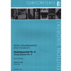 String Quartet No. 8 - Piano Solo