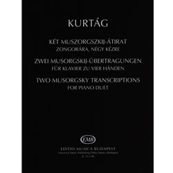 2 Mussorgsky Transcriptions - 1 Piano 4 Hands