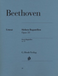 7 Bagatelles, Op. 33 - Piano Solo