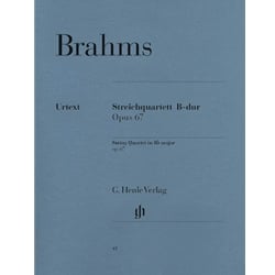 String Quartet in B Flat Major, Op. 67 - Set of Parts