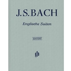 English Suites, BWV 806-811 (With Fingering, Clothbound) - Piano