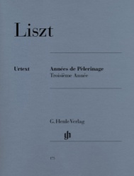 Annees de Pelerinage, Volume 3 - Piano
