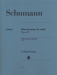 Sonata No. 1 in f-sharp minor, Op. 11 - Piano