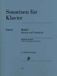 Sonatinas for Piano, Vol. 1: Baroque to Pre-Classical